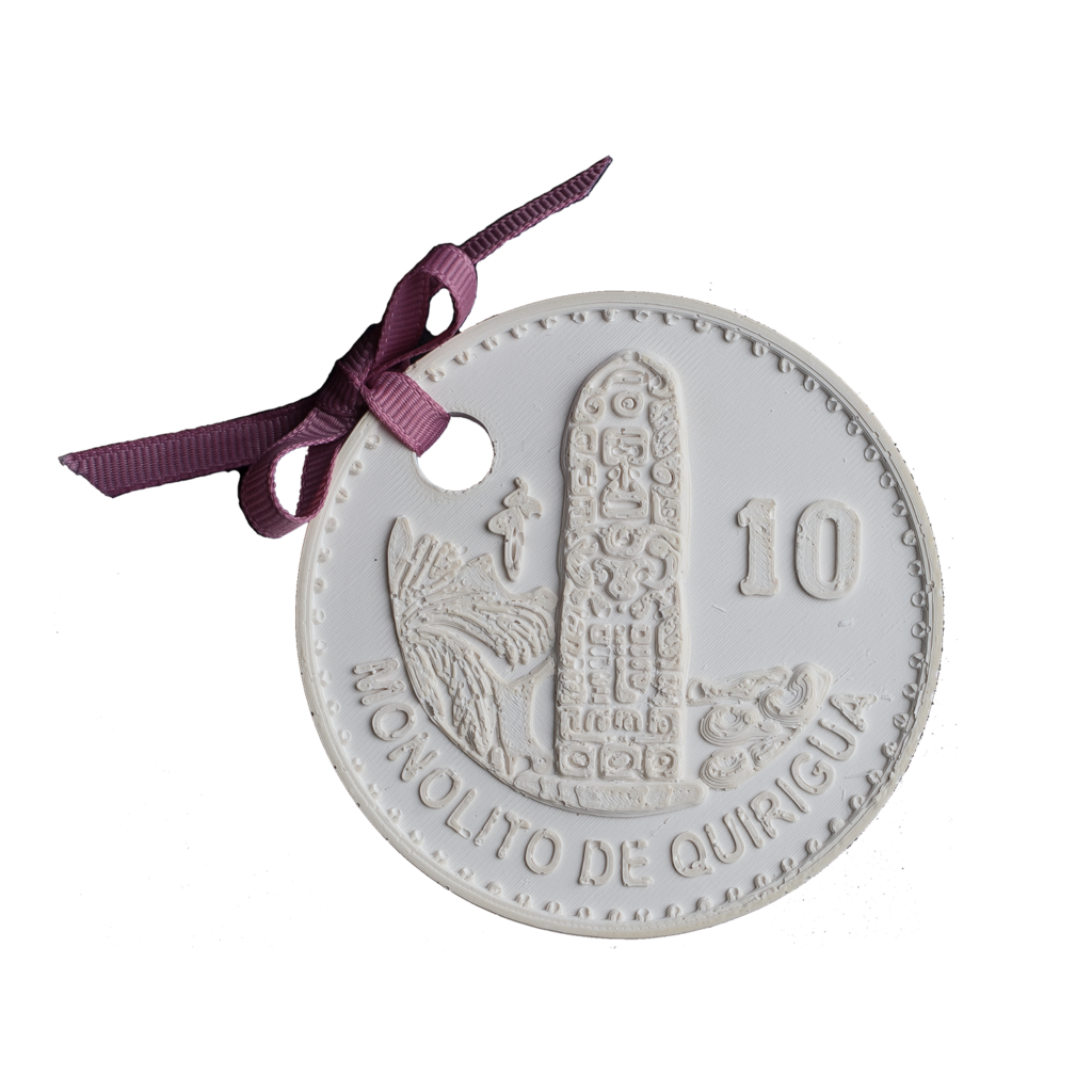 Yeso Perfumado Moneda 10 – Souvenir de Guatemala