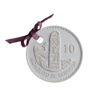 Yeso Perfumado Moneda 10 – Souvenir de Guatemala