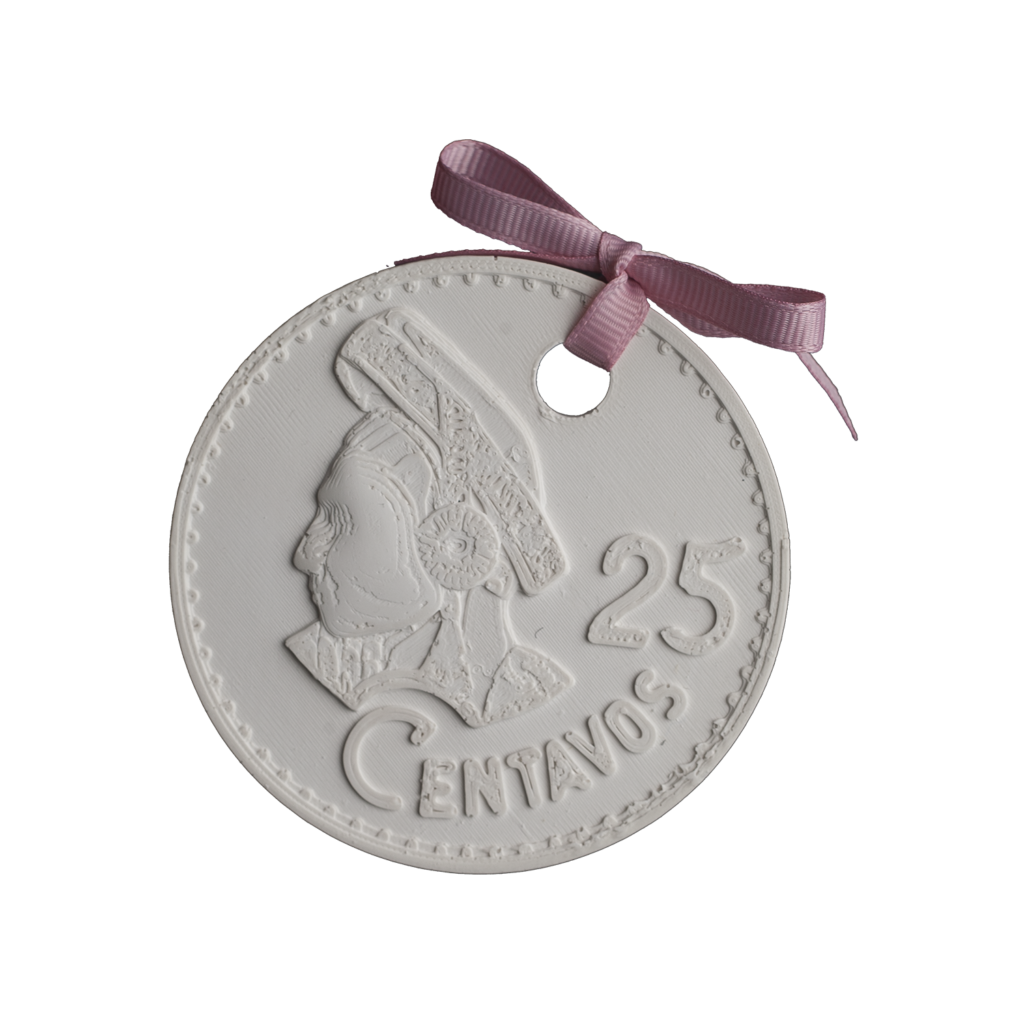 Yeso Perfumado Moneda 25 – Souvenir de Guatemala