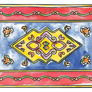 Postal Alfombra de Procesiones - Color